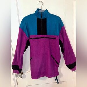 Vintage color block Sweater